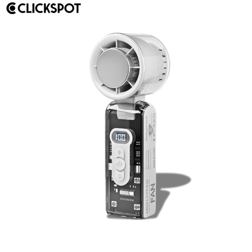 Clickspot® ArcticFold Turbo Cooling Handheld Fan - Clickspot